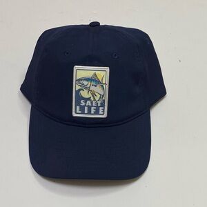 Salt Life Kahuna Tuna Strapback Cap Navy Blue Adult  Fits Most One Size